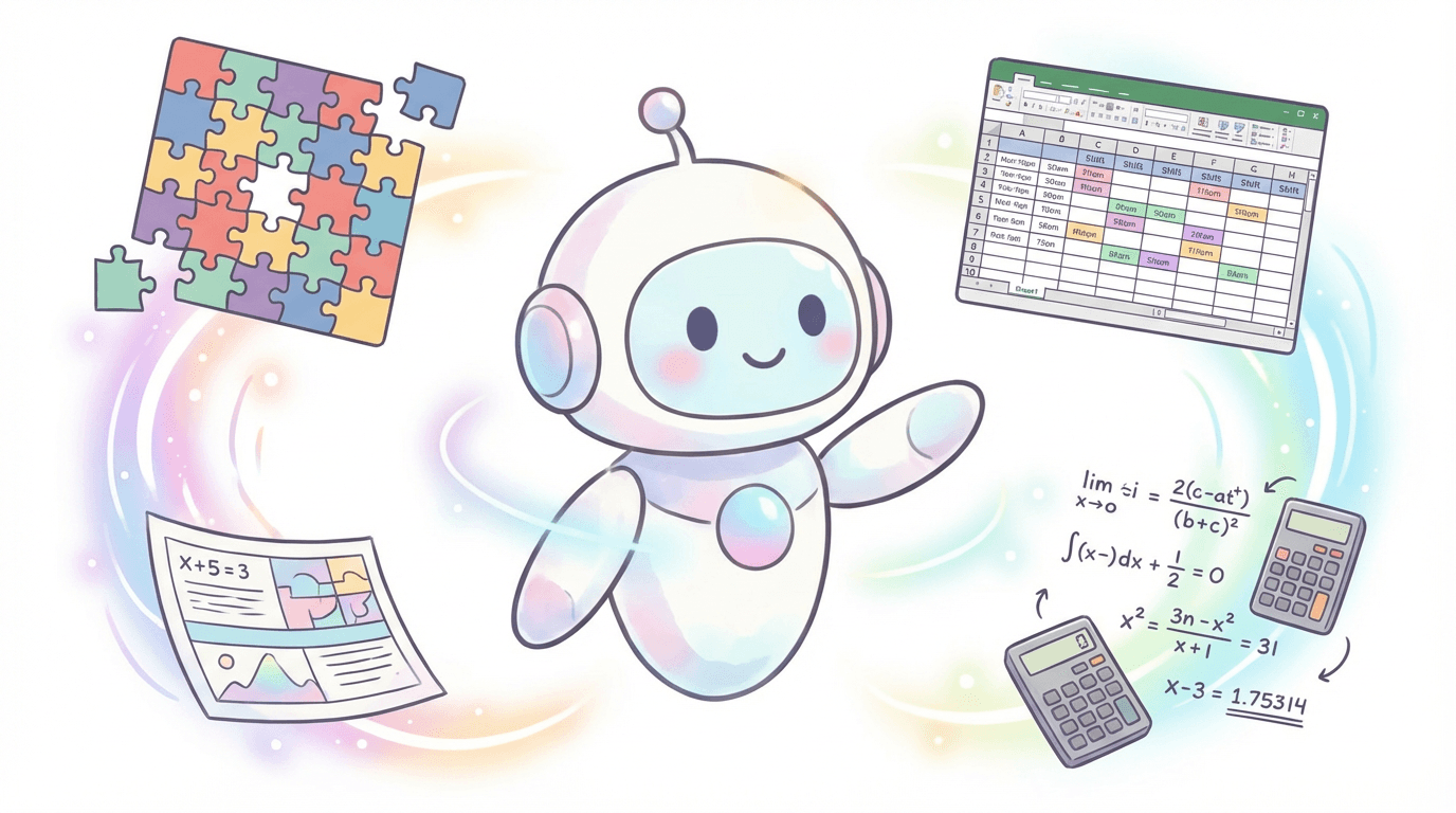 面倒なパズルは、すべてAIにおまかせ。